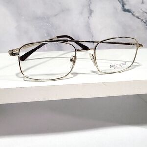 NEW GOLD METAL Rx'able Eyeglass Frame, Men modern glasses business 53-19-145